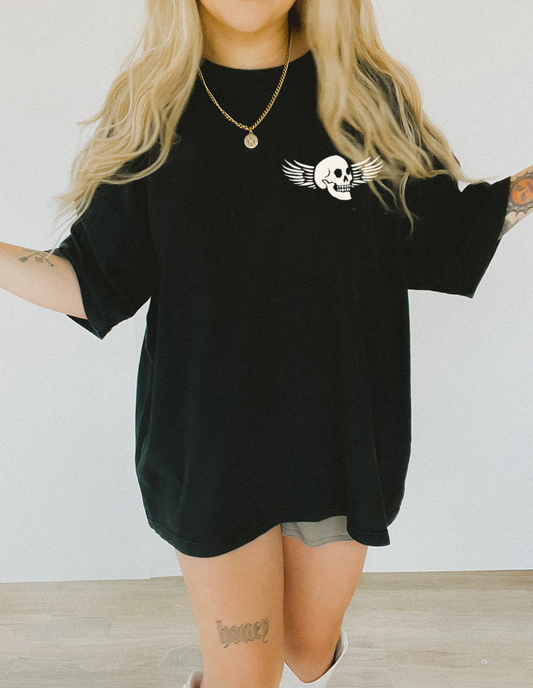 Rest In Peace Skull Vintage Tee