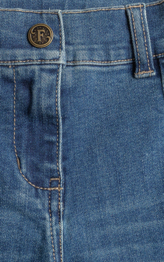 Go Anywhere Jeans: Medium Dark Wash