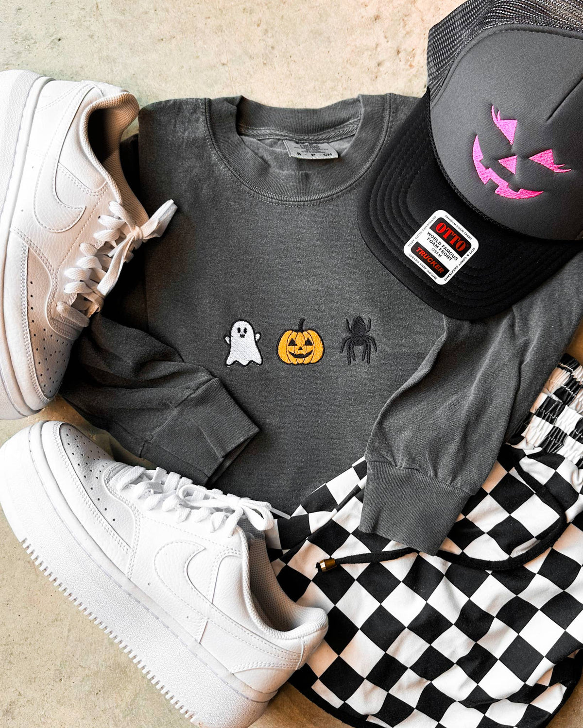 Halloween Icons Long Sleeve Tee