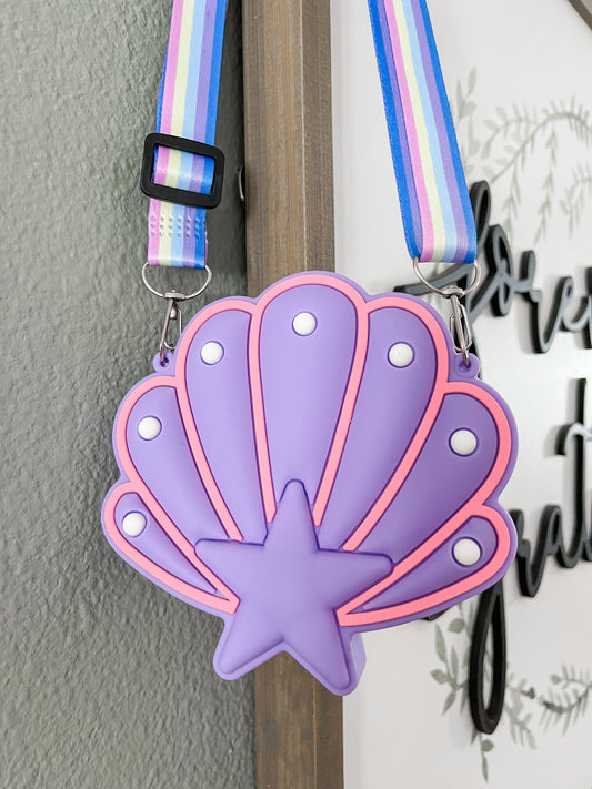 Purple Seashell Bag