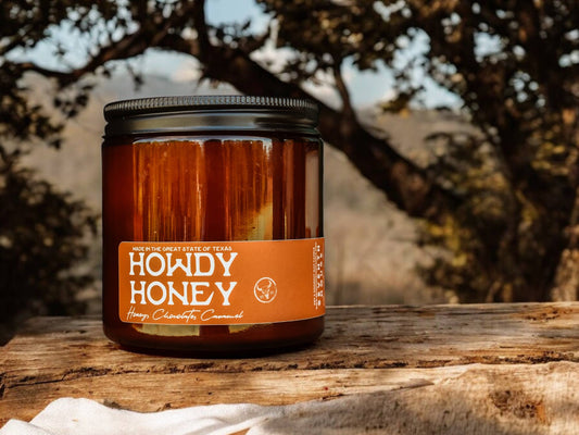 HOWDY HONEY - Vanilla, Caramel & Honey Candle