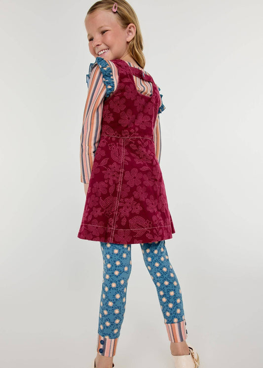 Royal Plum Corduroy Dress