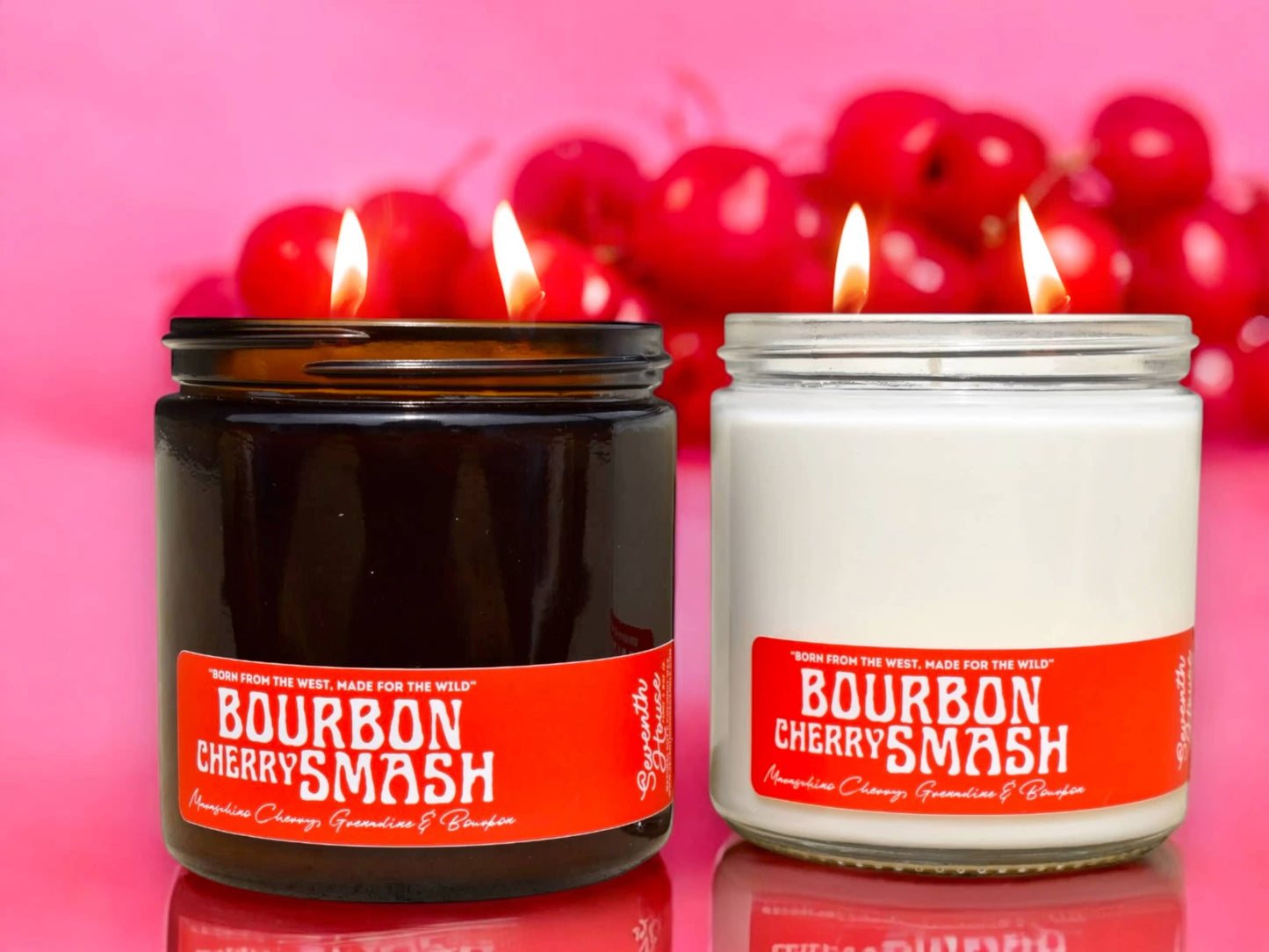 BOURBON CHERRY SMASH -Maraschino Cherry & Bourbon