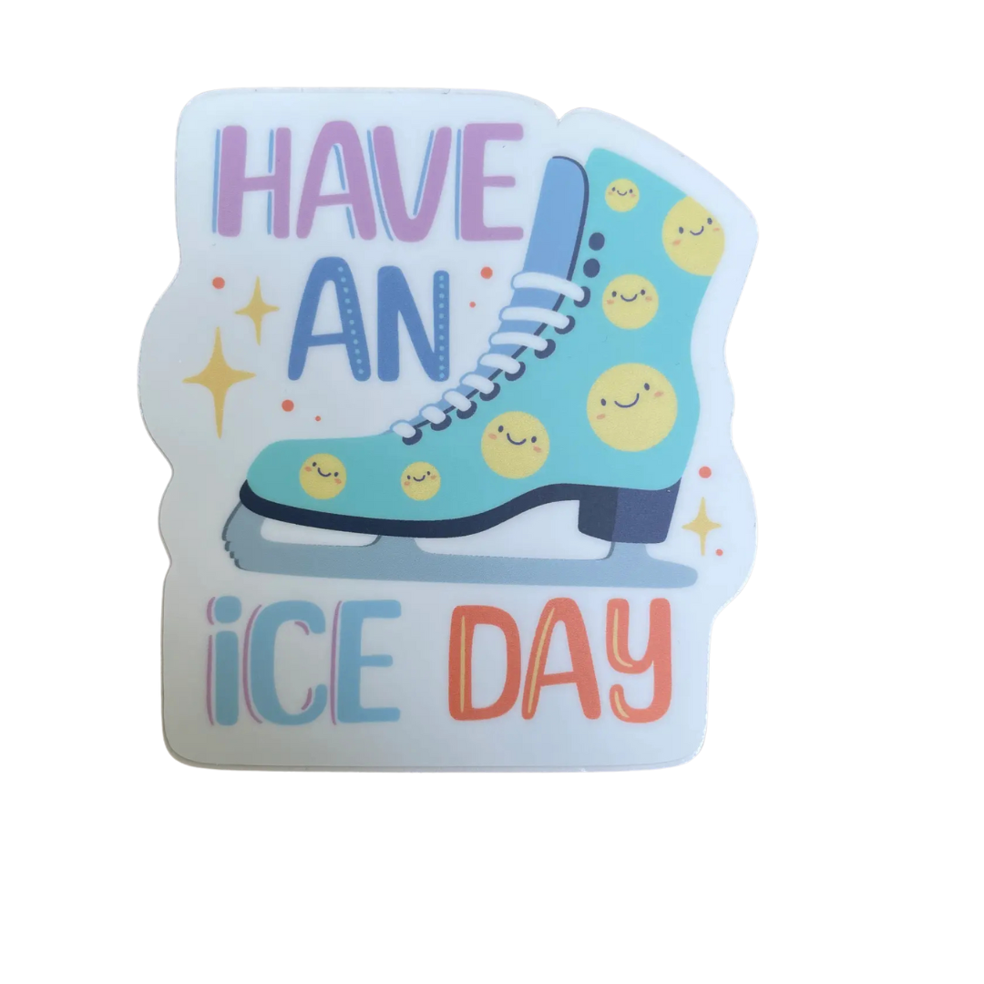 Have An Ice Day Figure Skating Sticker