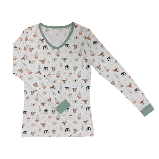 Women's North Pole Pals Pajama Set