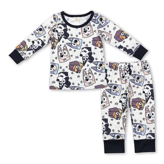 Blue Dog Two Piece Jammies