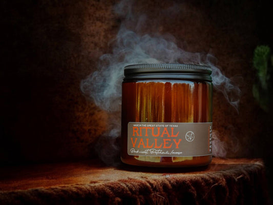 RITUAL VALLEY - Palo Santo, Violet, Incense Candle