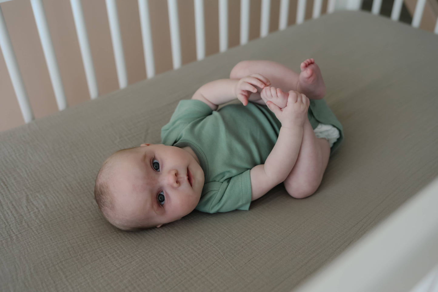 Muslin Crib Sheets | Natural + Birch