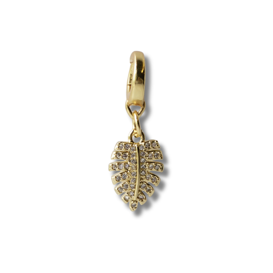 Monstera Leaf Charm