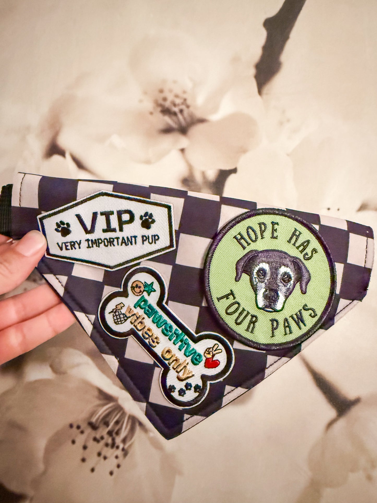 Hope Has 4 Paws Bandanas