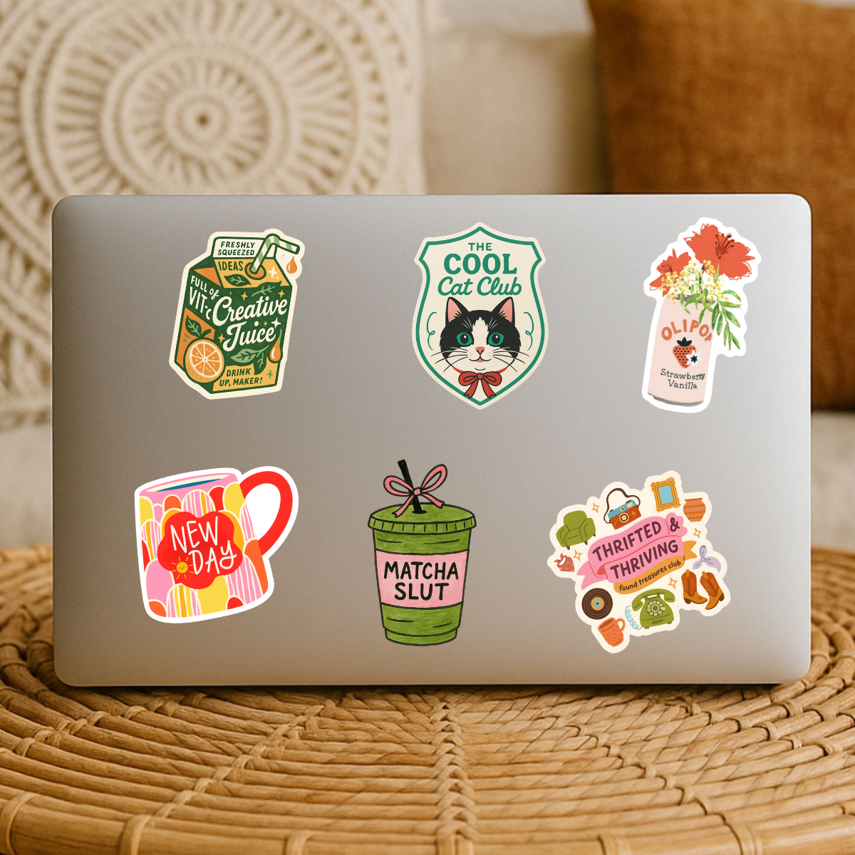 Thrifted & Thriving Sticker