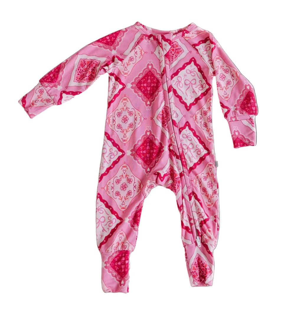 Darlin' Bandana | Bamboo Zip Romper