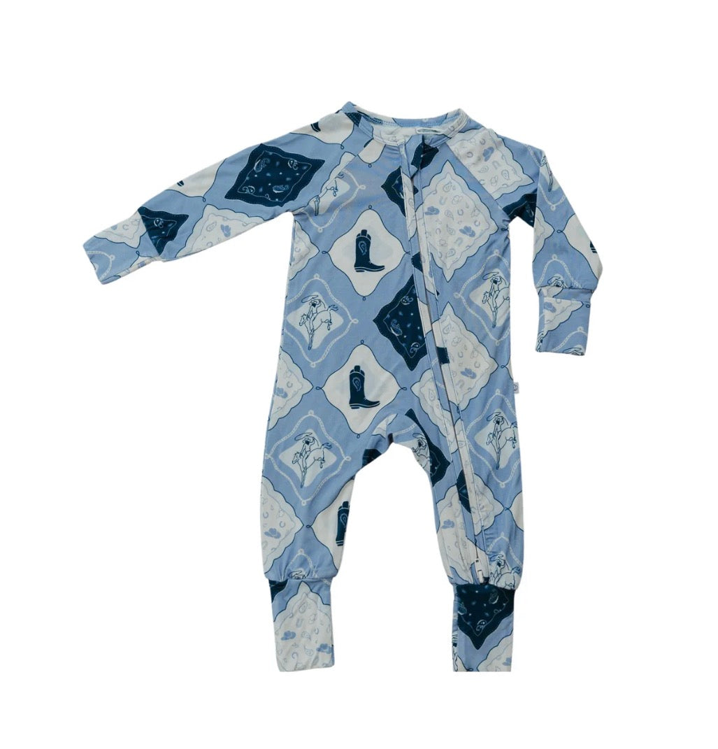 Knox | Bamboo Zip Romper