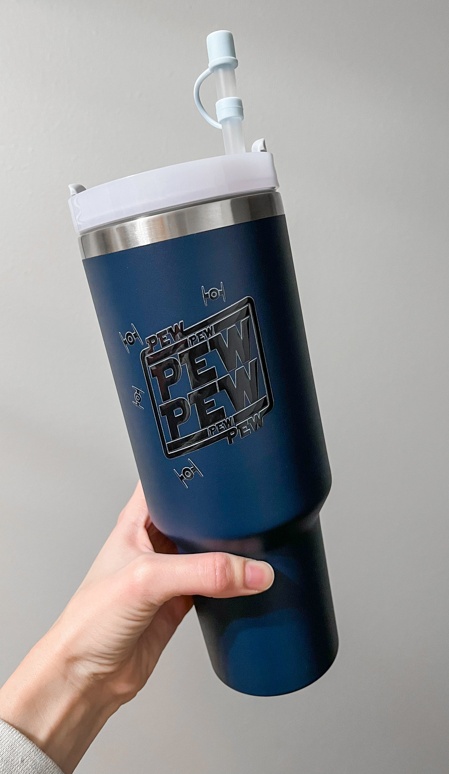 40 oz Pew Pew Tumbler