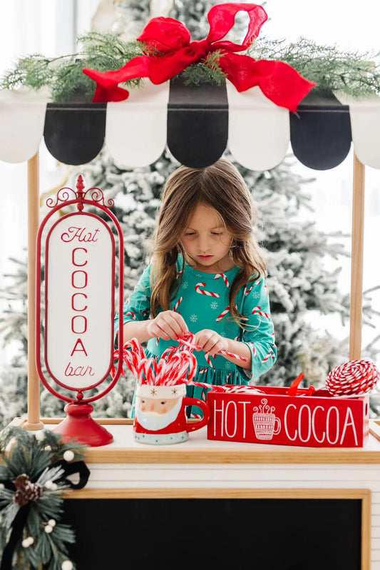 Christmas Candy Twirl Dress