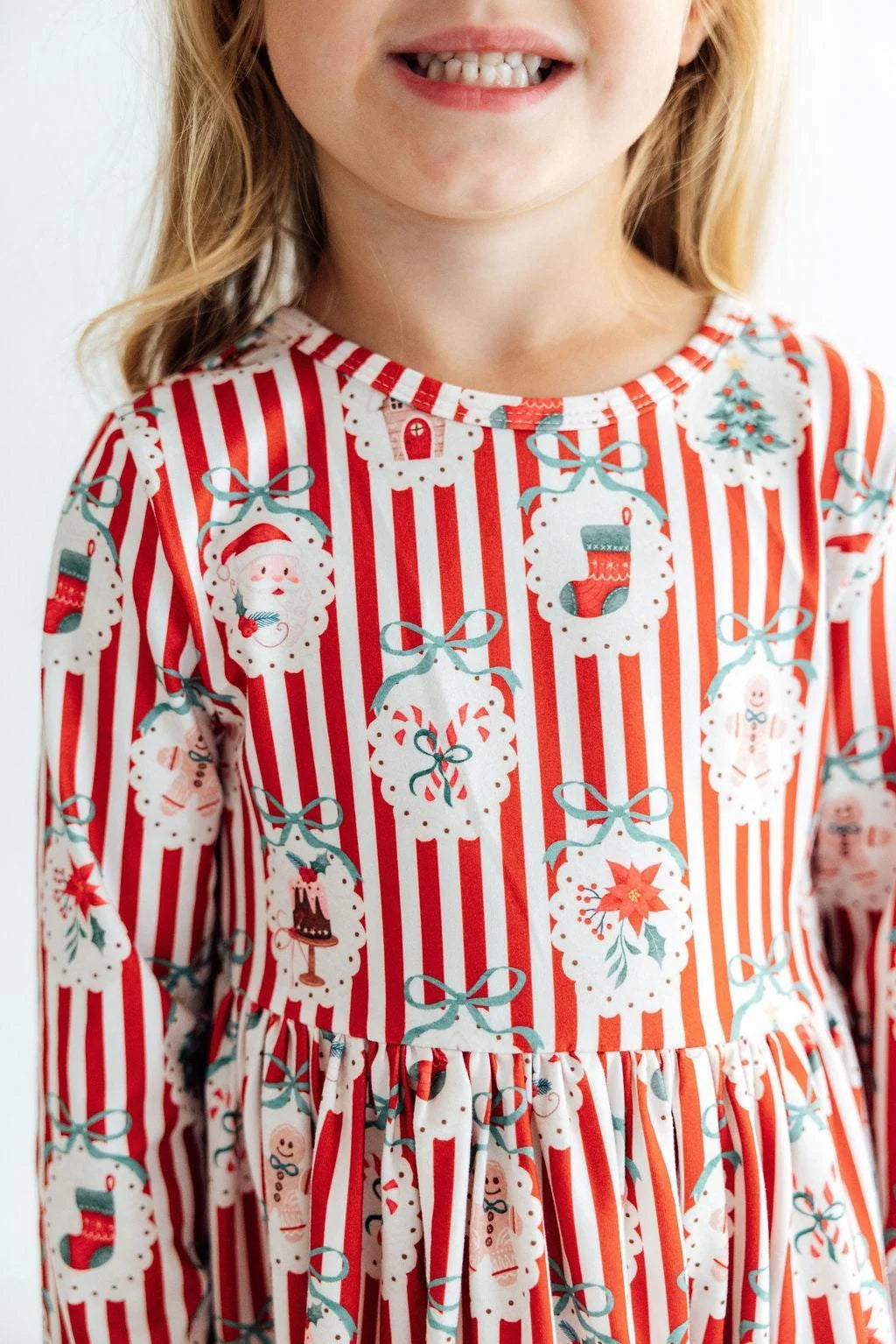Santa’s Sweet Shoppe Ruffle Hem Dress