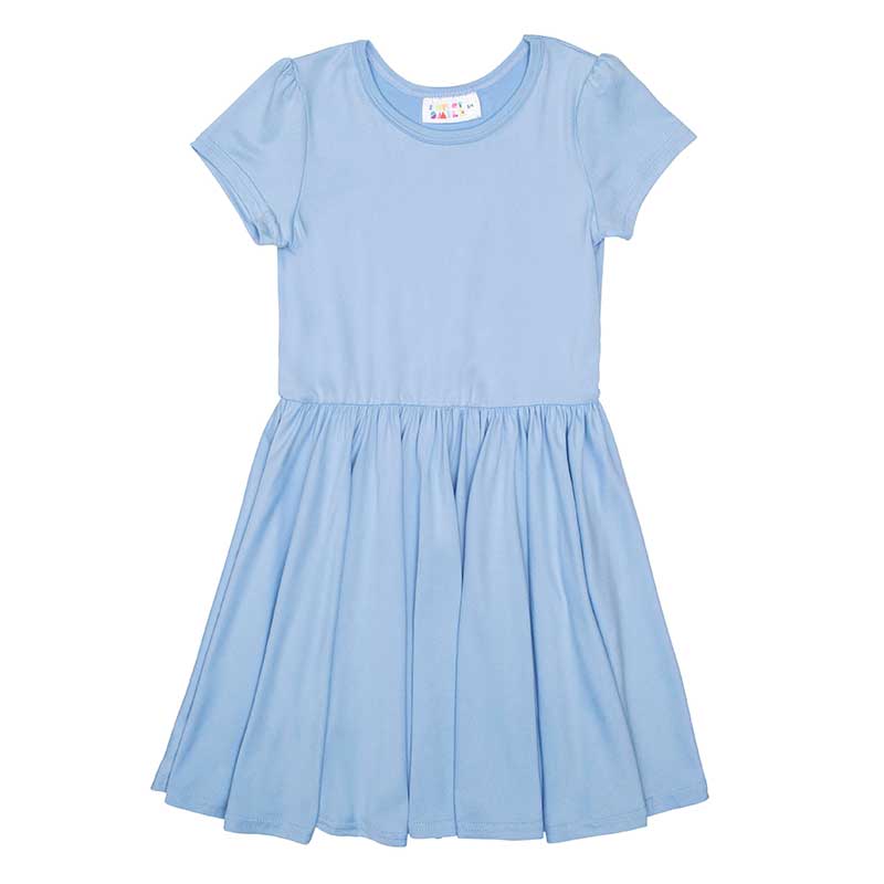 Cornflower Blue Twirl Dress