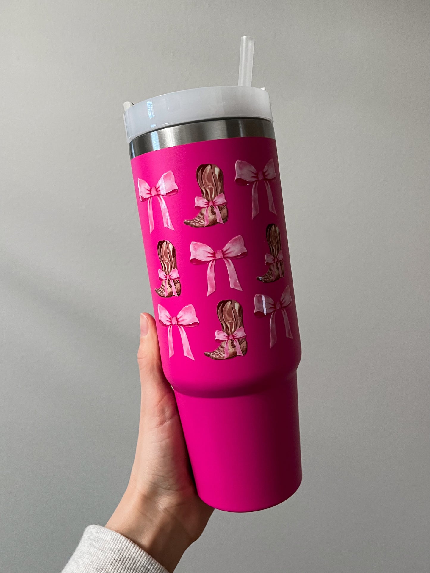 30 oz Boots and Bows Tumbler