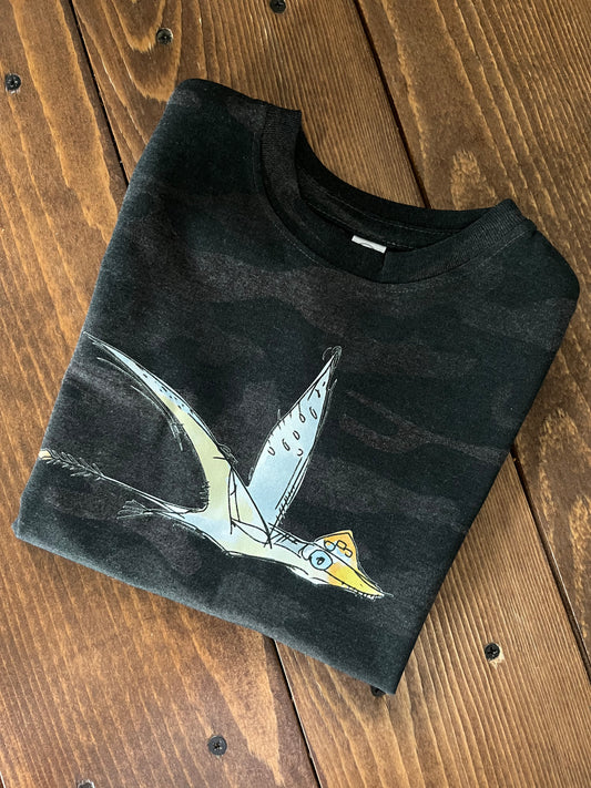 Terry the Pterodactyl Camo Tee