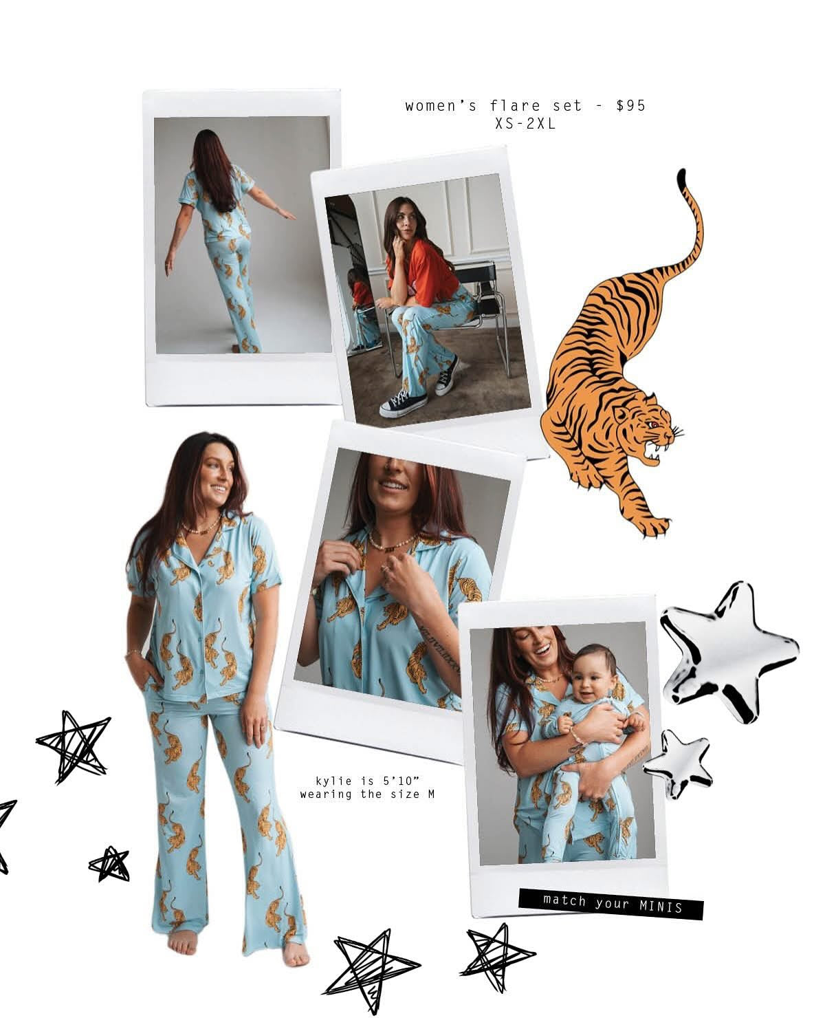 Tigers Women’s Flare Set