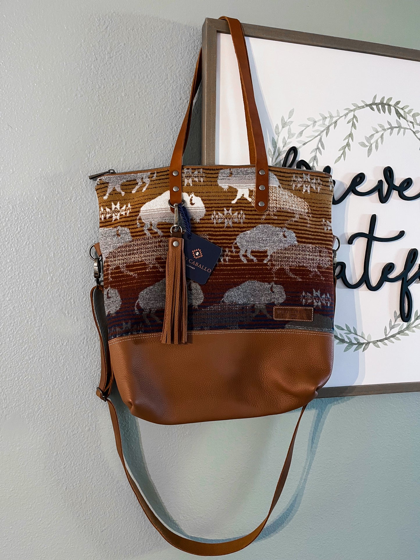 Wild Caballo Buffalo Tote