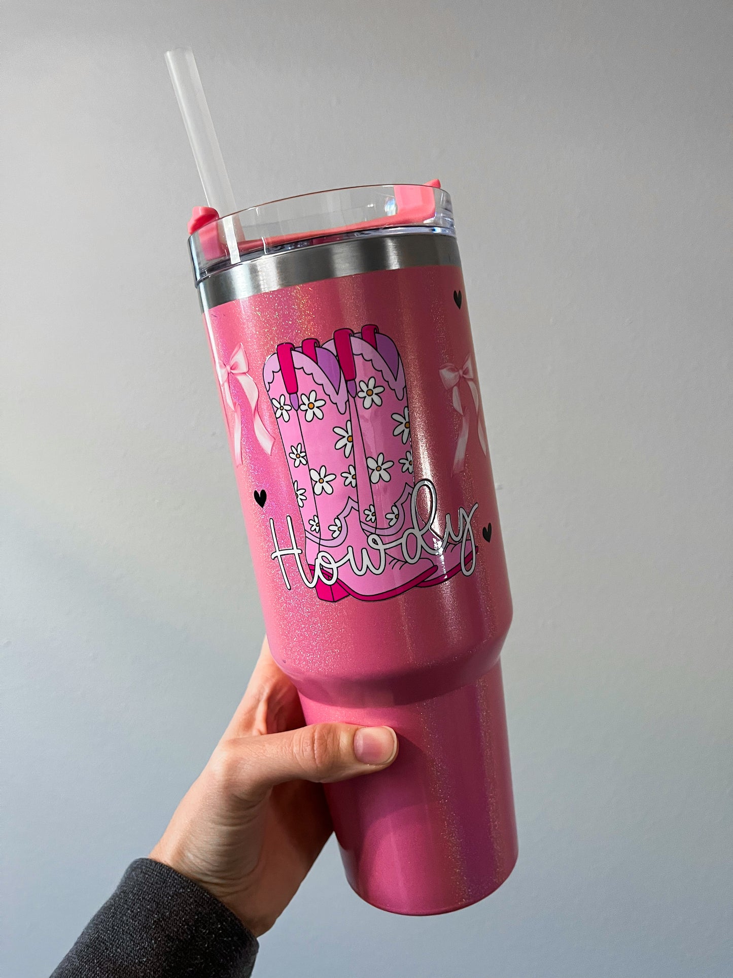 40 oz Howdy Bows Tumbler