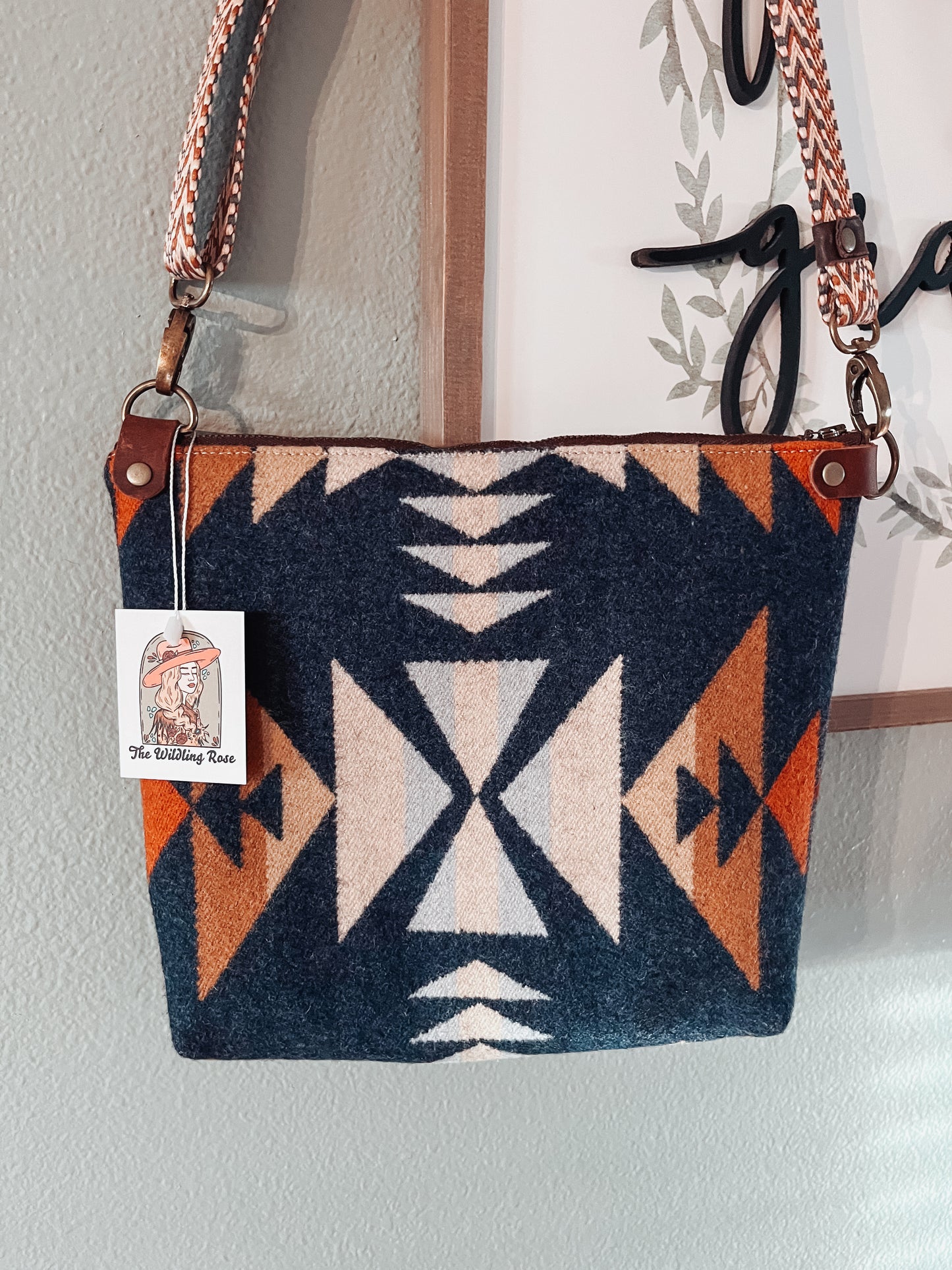 Wild Caballo Leather Pendleton Bag