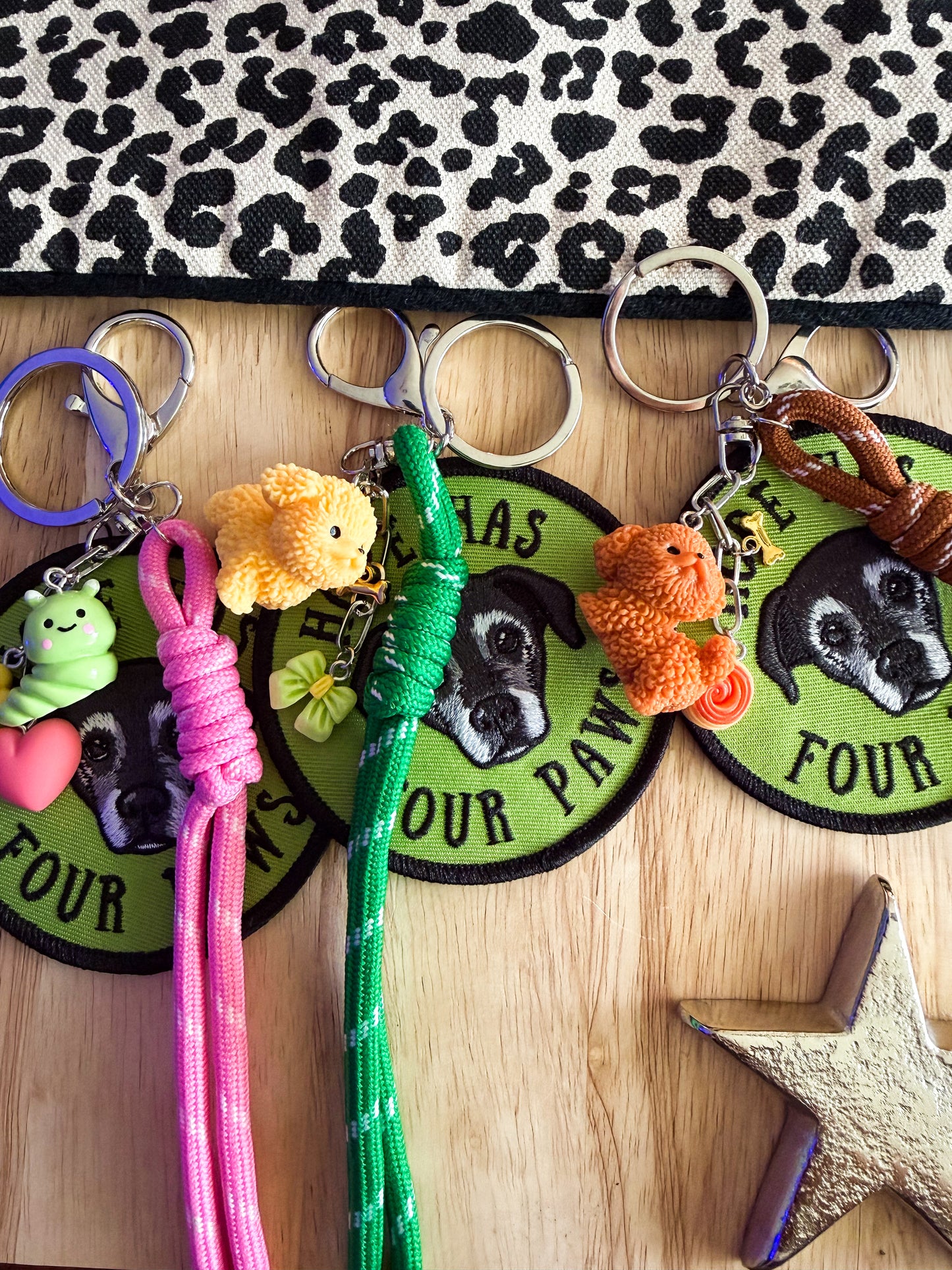 Hope Has 4 Paws Bag Charm