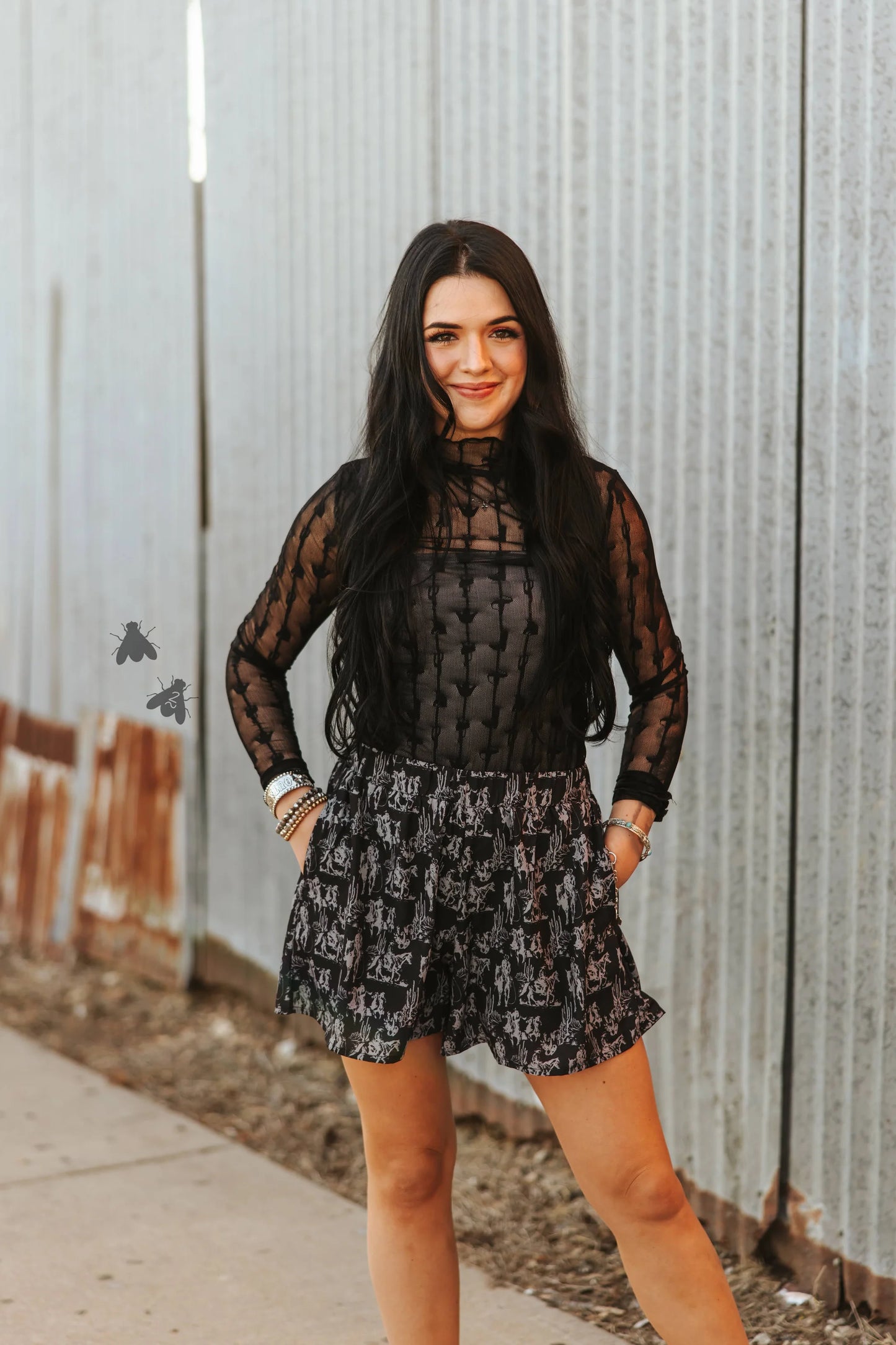 Lariat Lace Long Sleeve