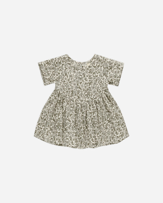 Quincy Mae Brielle Dress in Green Garden