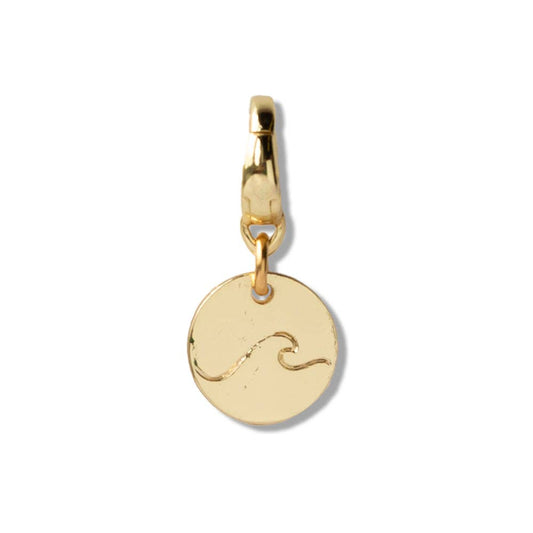 Wave Charm, Gold