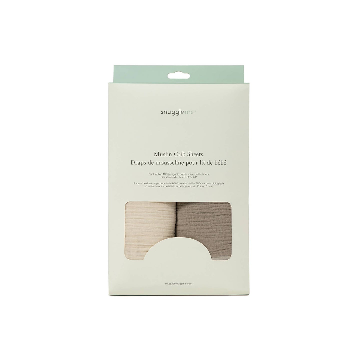 Muslin Crib Sheets | Natural + Birch