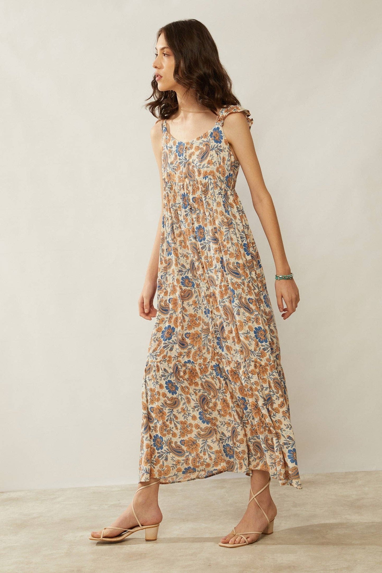 Chloe Floral Paisley Maxi Dress