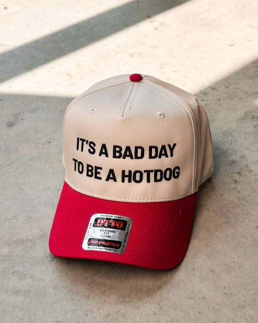 Bad Day To Be A Hot Dog Embroidery Cap