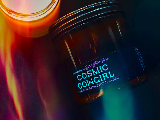 COSMIC COWGIRL - Saffron, Cedar & Amberwood Candle