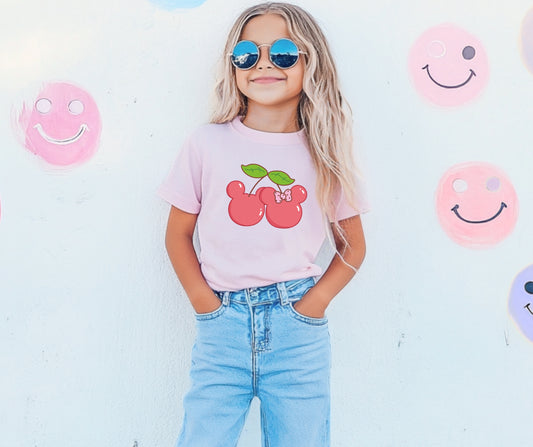 Cherry Bow Tee