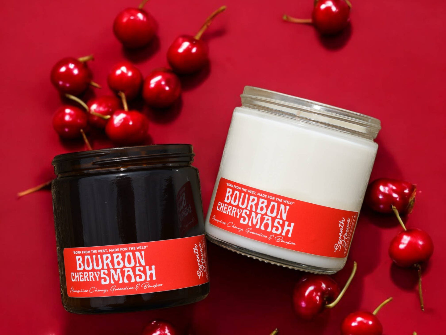 BOURBON CHERRY SMASH -Maraschino Cherry & Bourbon